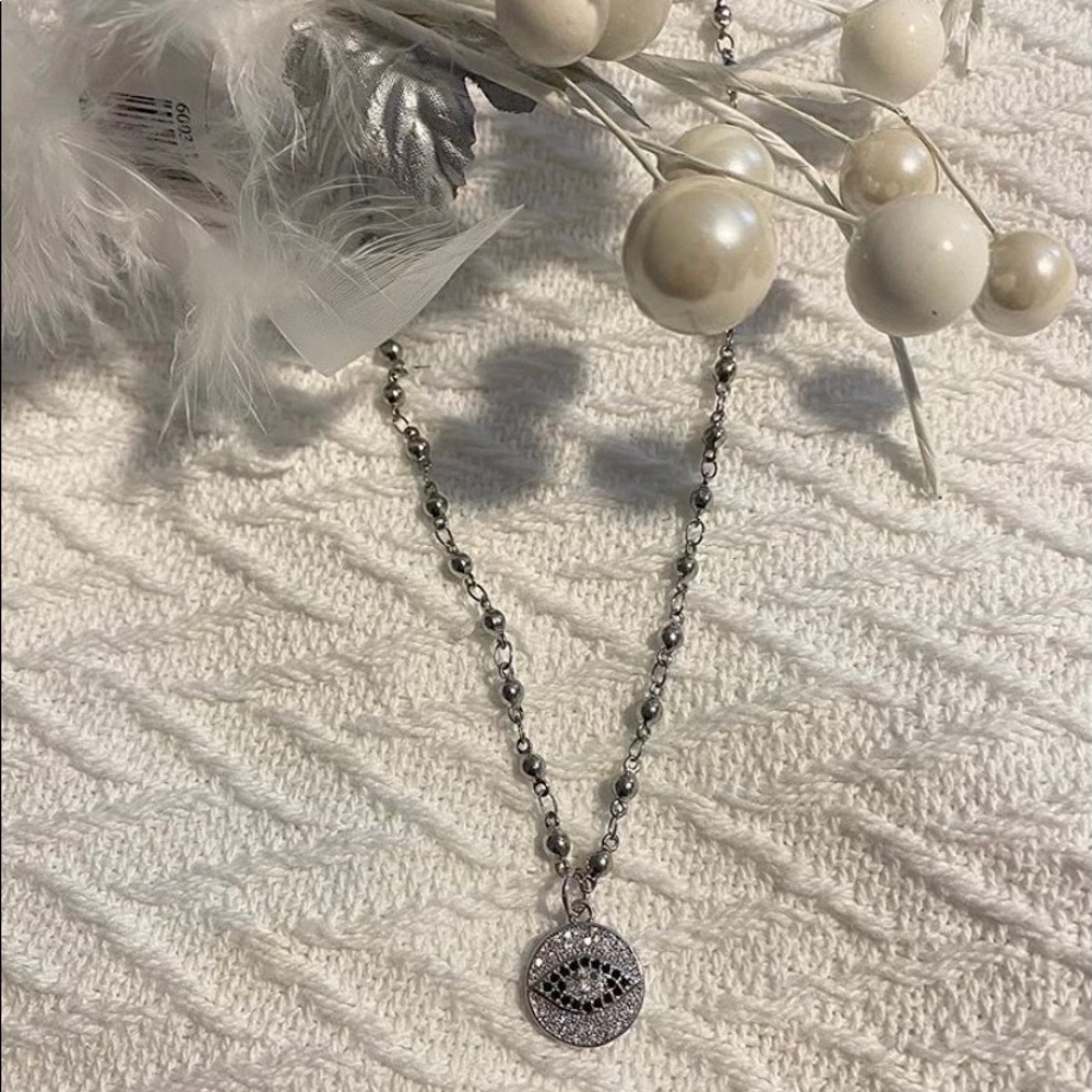Necklace with evil eye